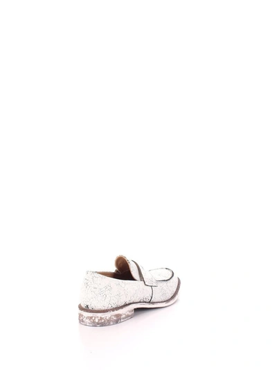 Shop Moma Men's White Leather Loafers