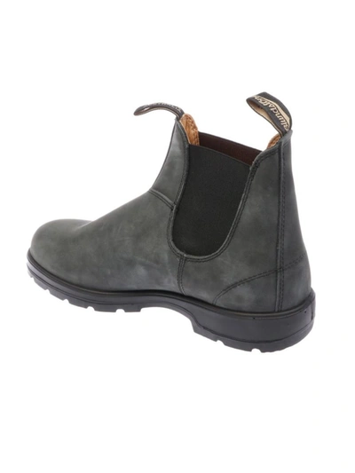 Shop Blundstone Men's Grey Suede Ankle Boots