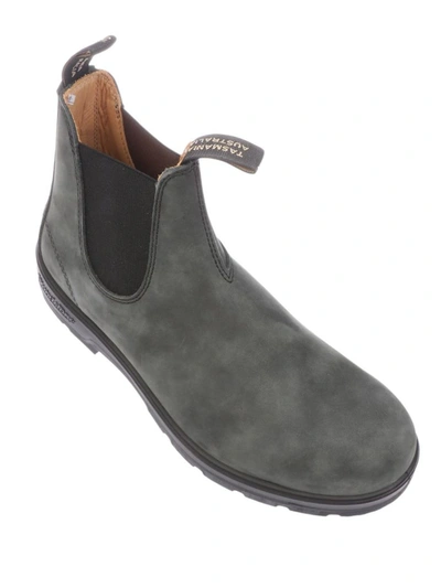 Shop Blundstone Men's Grey Suede Ankle Boots