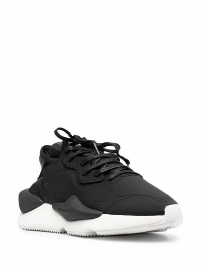 Shop Adidas Y-3 Yohji Yamamoto Men's Black Leather Sneakers