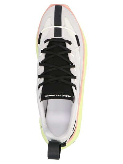 Shop Adidas Y-3 Yohji Yamamoto Men's White Leather Sneakers