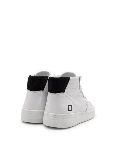 Shop Date D.a.t.e. Men's White Leather Hi Top Sneakers