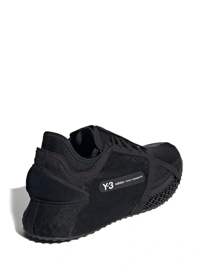 Shop Adidas Y-3 Yohji Yamamoto Men's Black Polyester Sneakers