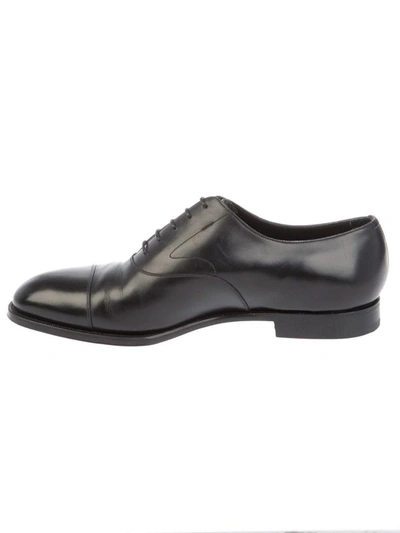 Shop Edward Green Men's Black Leather Lace-up Shoes