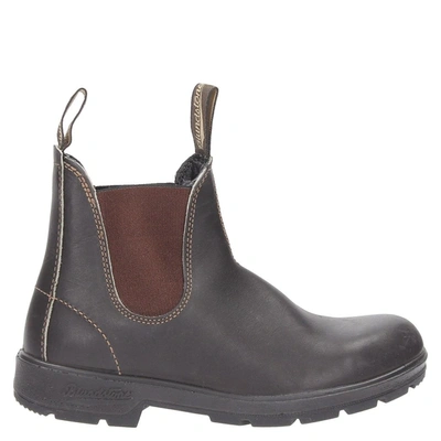 Blundstone Elastic Sided V-cut Ankle Boots In Brown