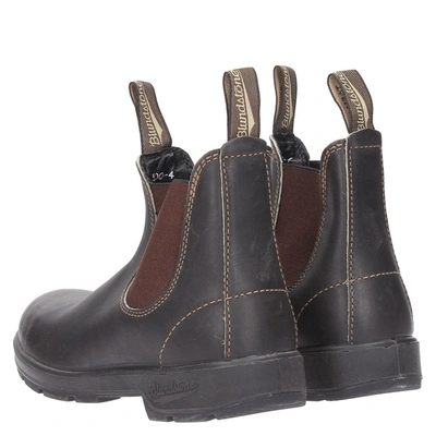 Blundstone Elastic Sided V-cut Ankle Boots In Brown