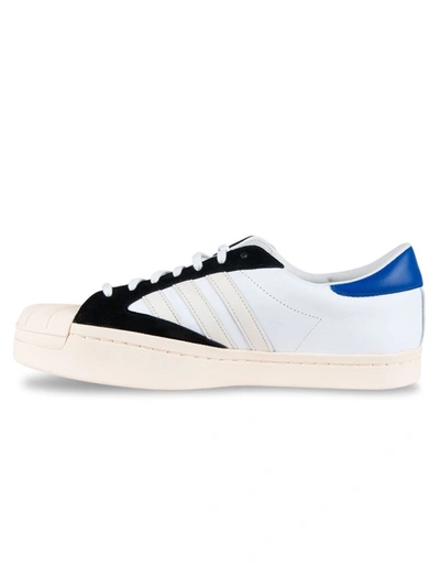 Shop Adidas Y-3 Yohji Yamamoto Men's White Leather Sneakers