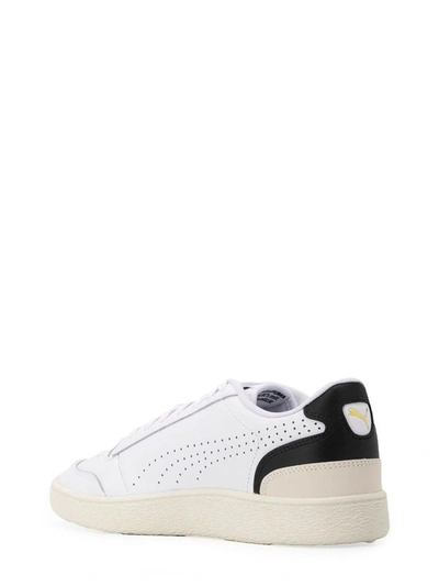 Shop Puma Men's White Leather Sneakers