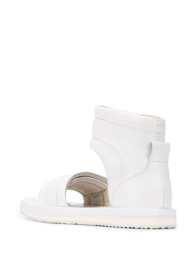 Shop Maison Margiela Men's White Leather Sandals