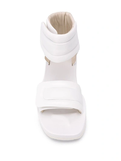 Shop Maison Margiela Men's White Leather Sandals