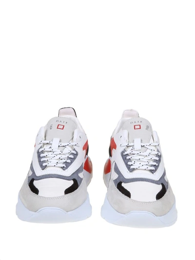 Shop Date D.a.t.e. Men's White Leather Sneakers