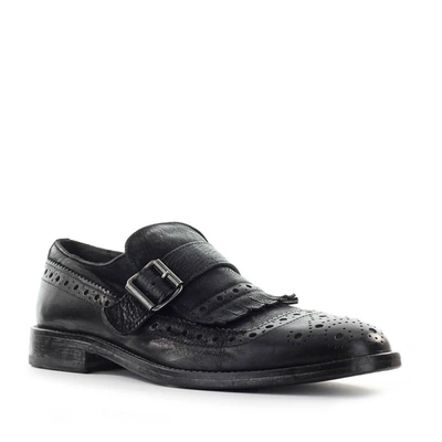 Shop Moma Men's Black Leather Loafers