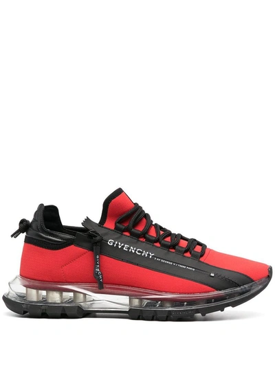 Shop Givenchy Men's Red Polyamide Sneakers
