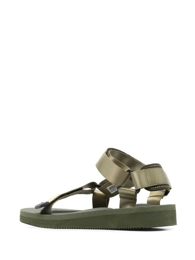 Shop Suicoke Green Sandals