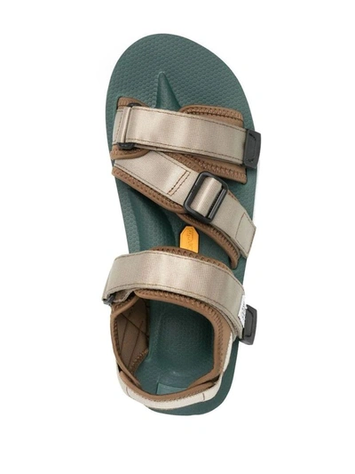 Shop Suicoke Men's Brown Polyester Sandals
