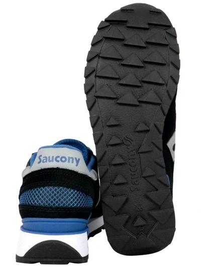 Shop Saucony Men's Blue Suede Sneakers