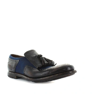 Shop Church's Men's Blue Leather Loafers