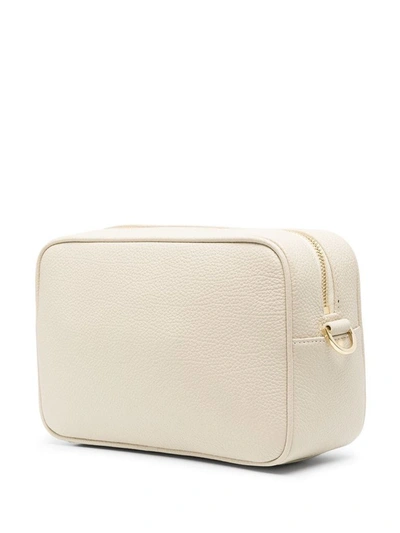 Shop Golden Goose Women's Beige Leather Shoulder Bag