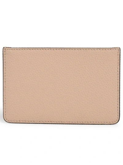 Shop Tory Burch Women's Grey Leather Card Holder