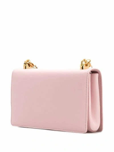 Shop Dolce E Gabbana Women's Pink Leather Shoulder Bag
