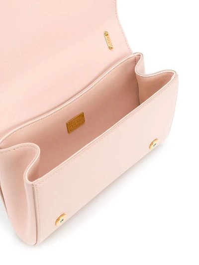 Shop Dolce E Gabbana Women's Pink Leather Shoulder Bag