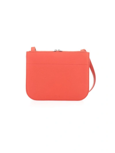 Shop Loro Piana Women's Red Leather Shoulder Bag