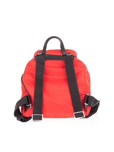 Shop Moncler Women's Red Polyamide Backpack