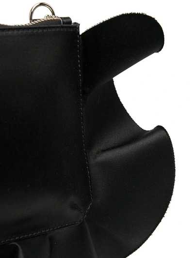 Shop Red Valentino Women's Black Leather Shoulder Bag