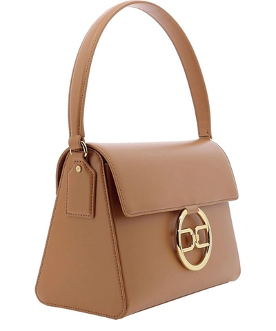 Shop Elisabetta Franchi Women's Brown Polyurethane Handbag