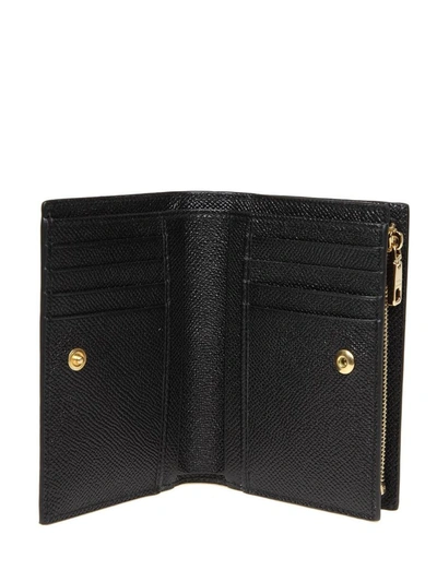 Shop Dolce E Gabbana Women's Black Leather Wallet