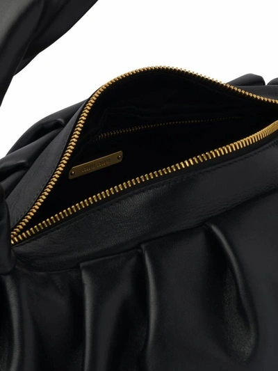 Shop Miu Miu Women's Black Leather Shoulder Bag