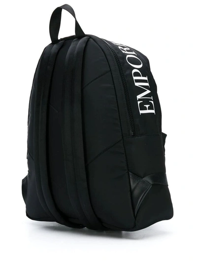 Shop Emporio Armani Women's Black Polyamide Backpack