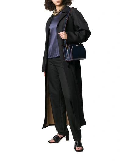 Shop Marni Women's Black Leather Shoulder Bag