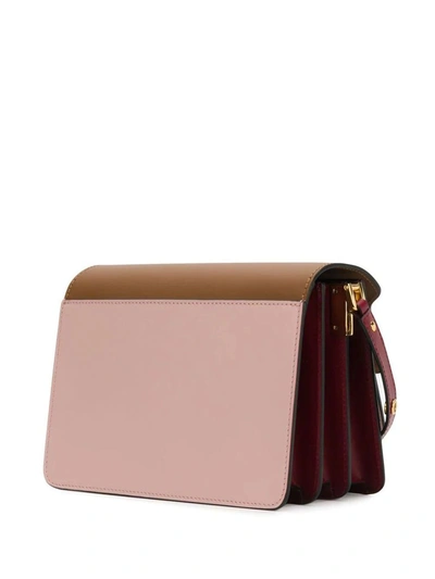 Shop Marni Women's Pink Leather Shoulder Bag