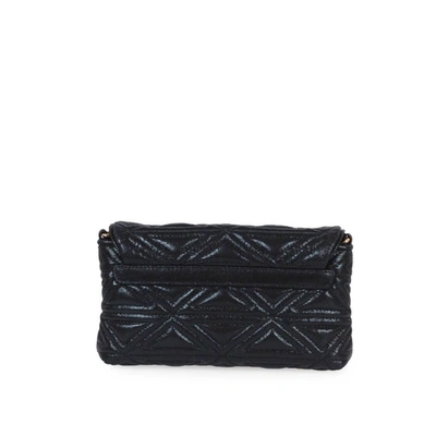 Shop Emporio Armani Women's Black Leather Pouch