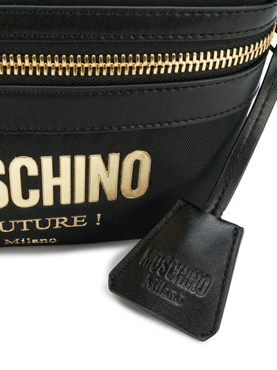 Shop Moschino Women's Black Polyamide Backpack