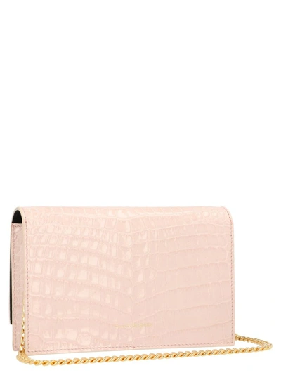 Shop Alexander Mcqueen Women's Pink Leather Shoulder Bag