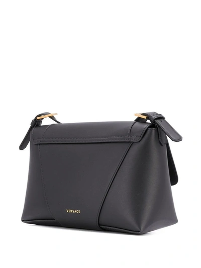 Shop Versace Women's Black Leather Shoulder Bag