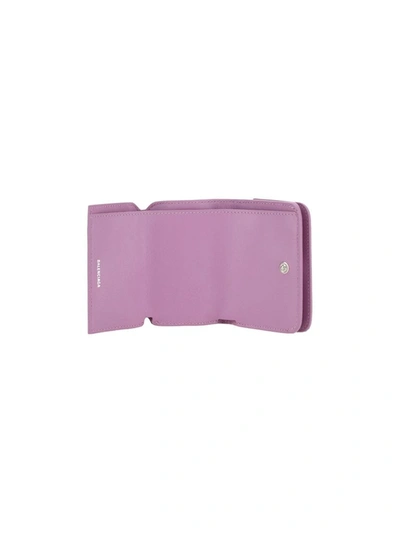 Shop Balenciaga Women's Pink Leather Wallet