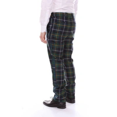 Shop Versace Collection Men's Green Wool Pants