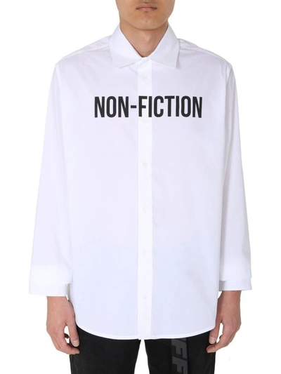 Shop Off-white Men's White Cotton Shirt