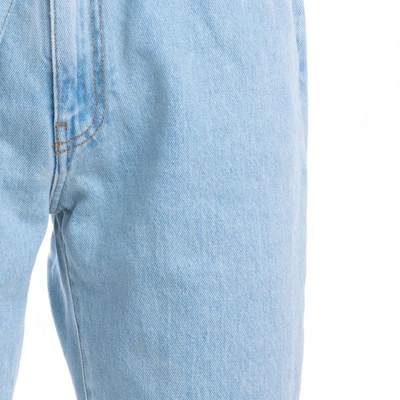 Shop Off-white Men's Blue Cotton Jeans