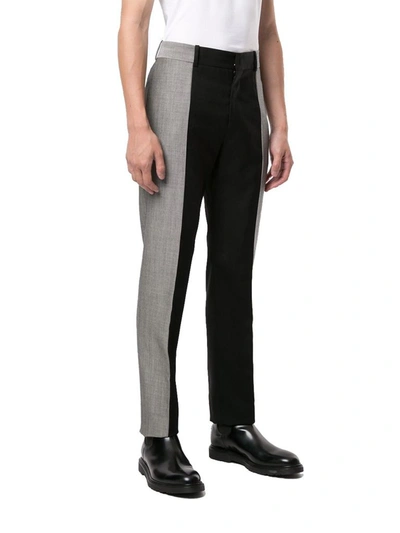 Shop Alexander Mcqueen Men's Grey Wool Pants