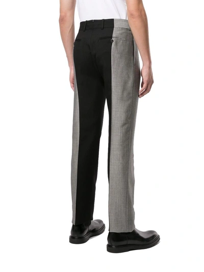 Shop Alexander Mcqueen Men's Grey Wool Pants