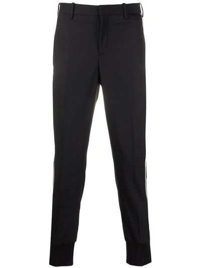 Shop Neil Barrett Men's Black Polyester Pants