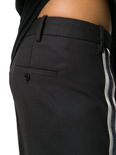 Shop Neil Barrett Men's Black Polyester Pants