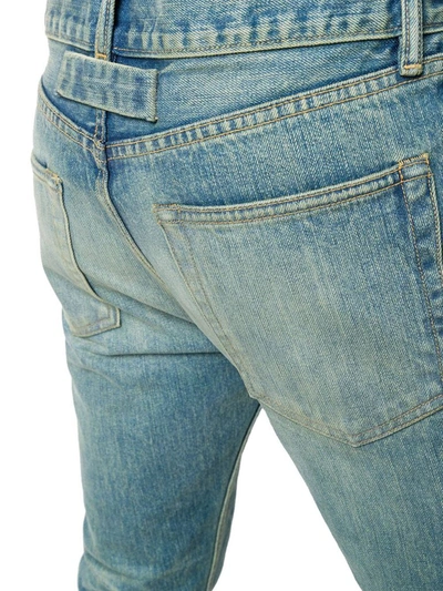 Shop Fear Of God Men's Blue Cotton Jeans