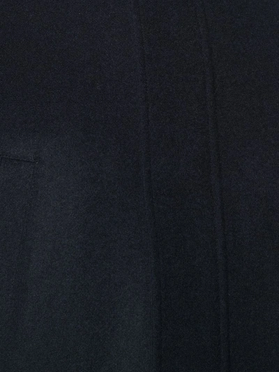 Shop Brunello Cucinelli Men's Blue Cashmere Coat