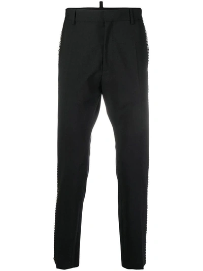 Shop Dsquared2 Men's Black Wool Pants