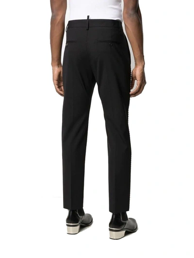 Shop Dsquared2 Men's Black Wool Pants